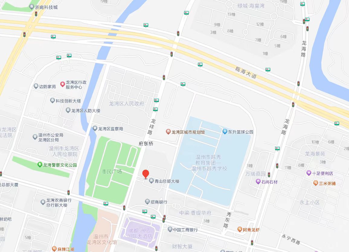 温州市龙湾区永中街道龙翔路2666号青山总部大楼B幢10F